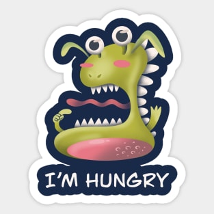 Hungry Monster Sticker